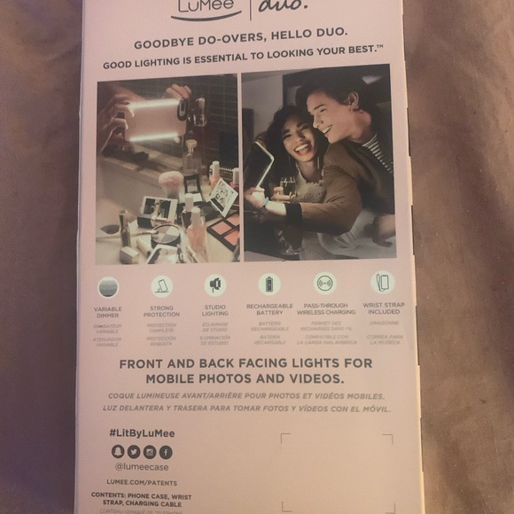 Lumee duo instafame lighted cases for IPhone 6 - 7 - 8 + - Picture 4 of 9